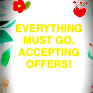 Accepting Reasonable Offers!